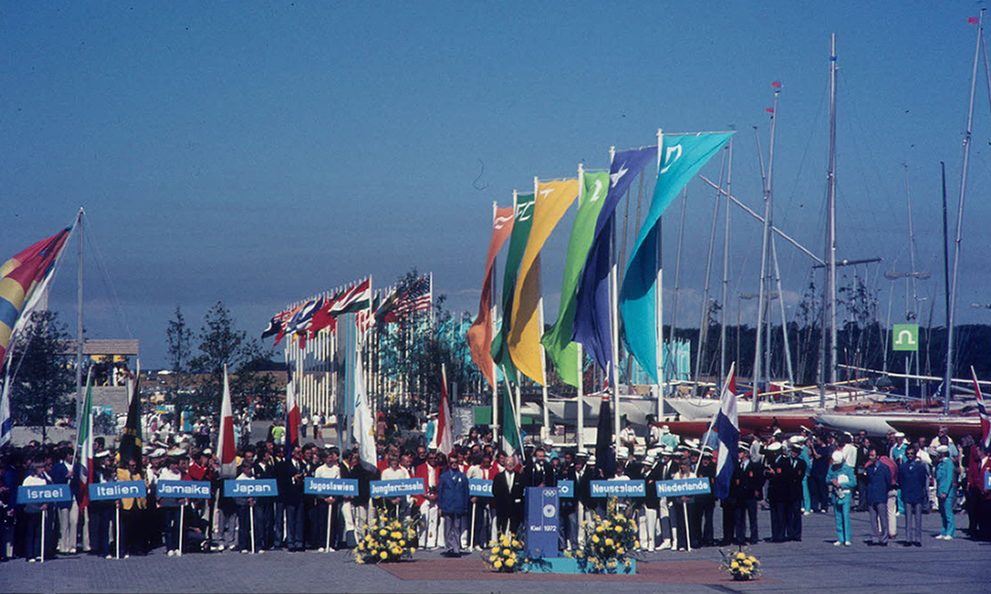 Eröffnungsfeier im Olympiazentrum Schilksee